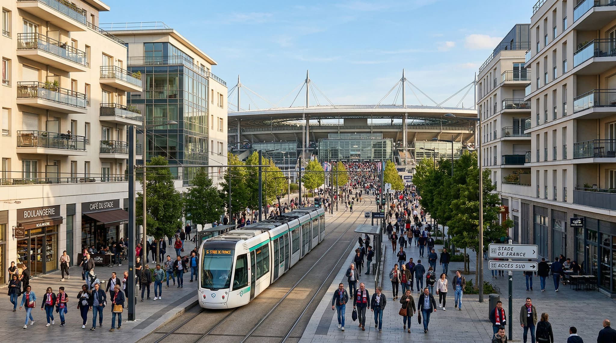 Cheap accommodation near the Stade de France