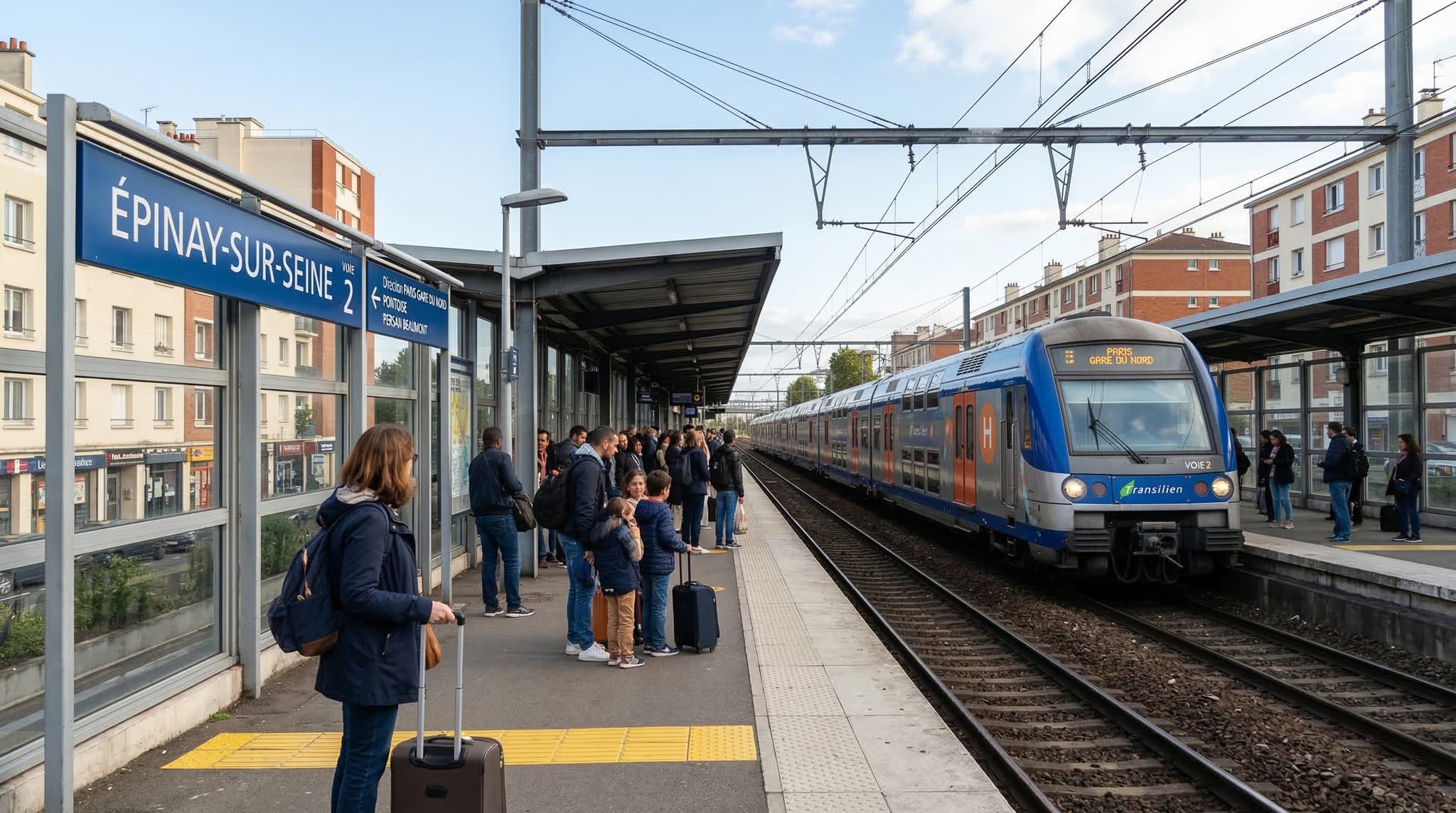 Transport from CDG to Épinay-sur-Seine: all options